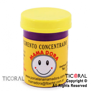 PIGMENTO CONCENTRADO P/PORCELANA FRIA LILA FLUO X 15GR X 1